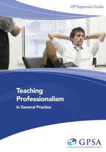 Teaching professionalism