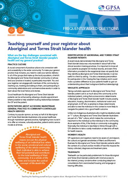 FAQ_aboriginal & TSI health_V2