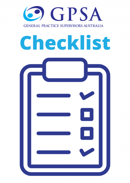 GPSA Checklist